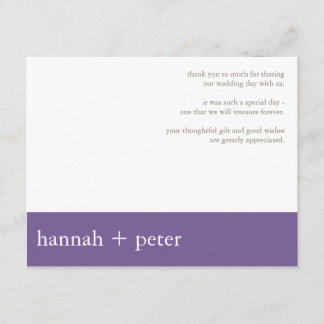 Banner Lavendar :Tarjeta de agradecimiento