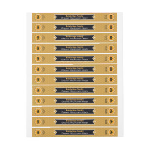 Banner negro Amber Honey Jar Lid