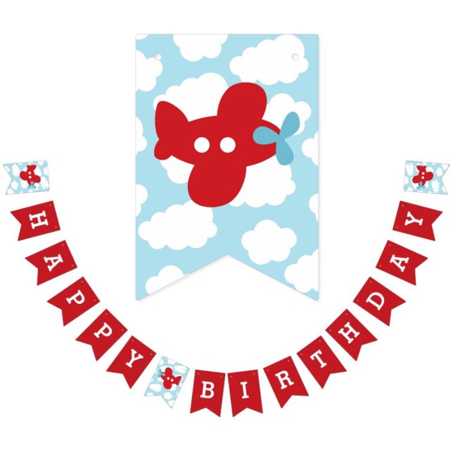 Banner rojo de banderas de Bunting de Airplane Hap (Subido por el creador)