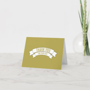 Banners simples, tarjeta de agradecimiento al clie