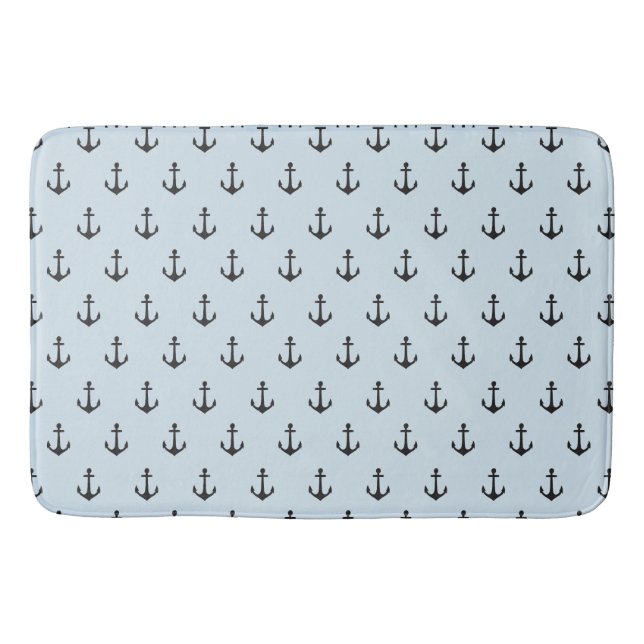Baño Anchors Silhouette Alfombrilla de auto (Anverso)