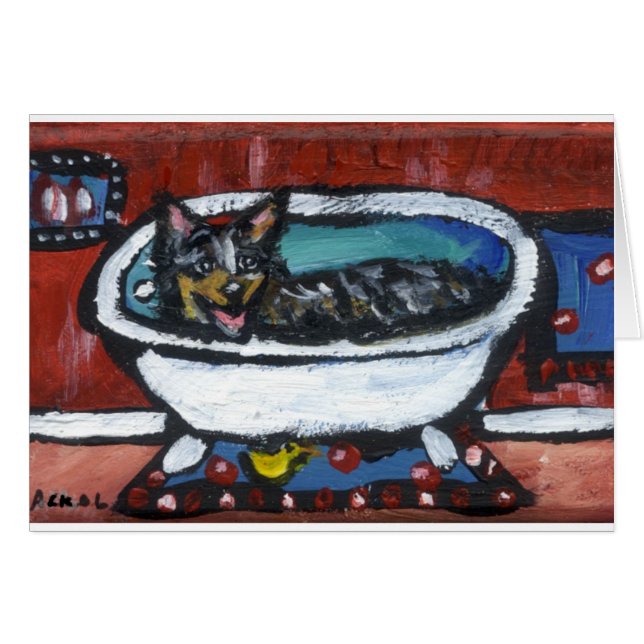 Baño australiano del perro del ganado (Anverso (Horizontal))