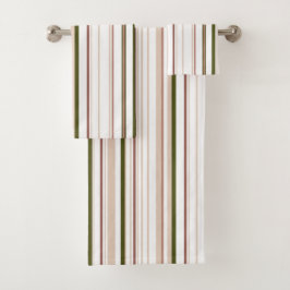 Baño beige blanco verde neutral costero