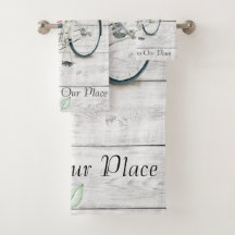 Baño conjunto de toallas Bienvenida Bicicleta Prim