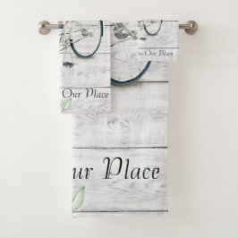 Baño conjunto de toallas Bienvenida Bicicleta Prim