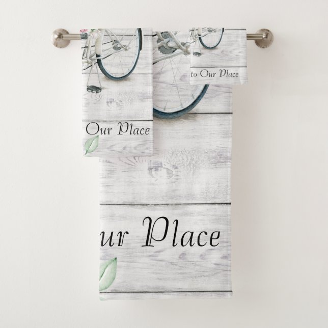 Baño conjunto de toallas Bienvenida Bicicleta Prim (In situ)