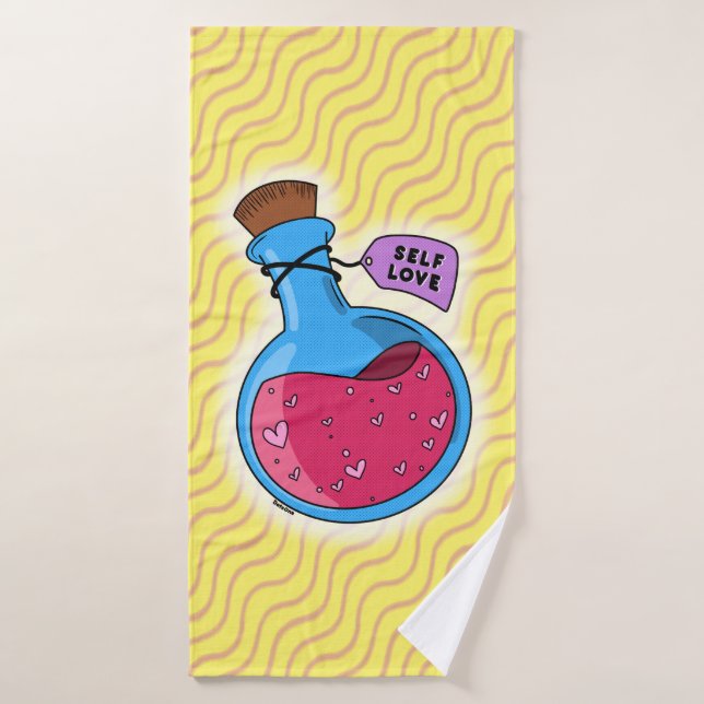 Baño de amor propio/toalla de playa (Toalla de baño)