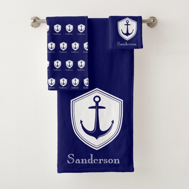 Baño de Anchor Náutico personalizado Marina Azul B (In situ)