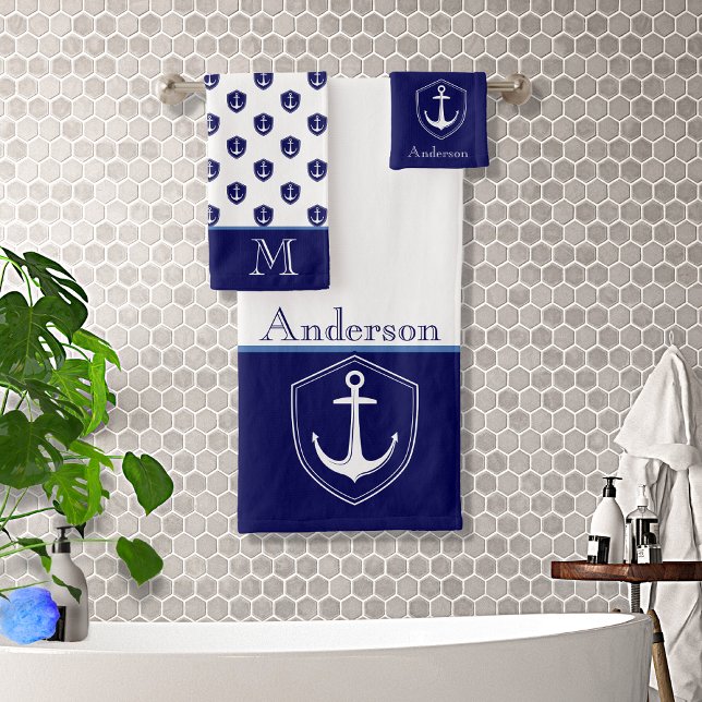 Baño de Anchor Náutico personalizado Marina Azul B (Subido por el creador)