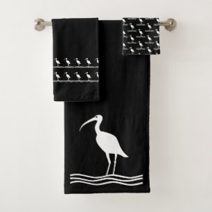 baño de ave acuática Ibis