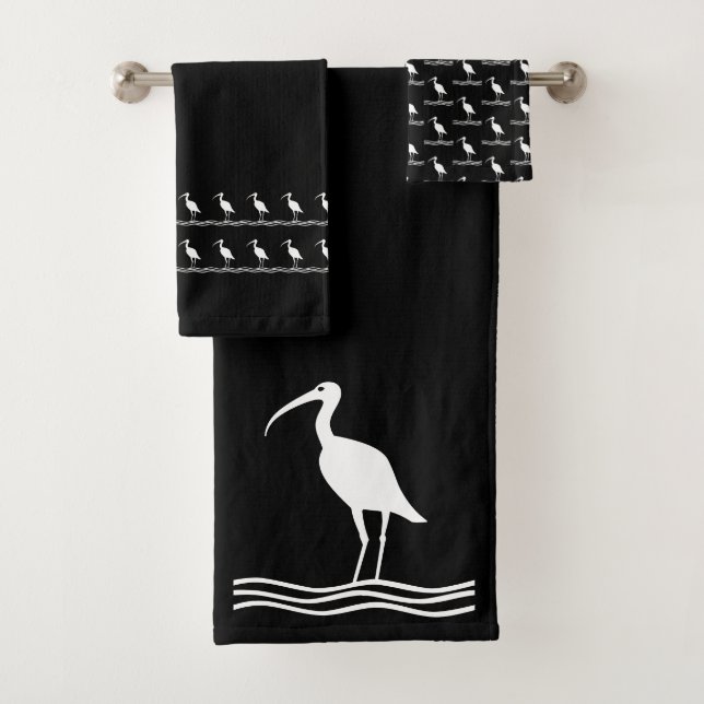 baño de ave acuática Ibis (In situ)