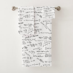 Baño De Fórmulas Y Números De Matemáticas