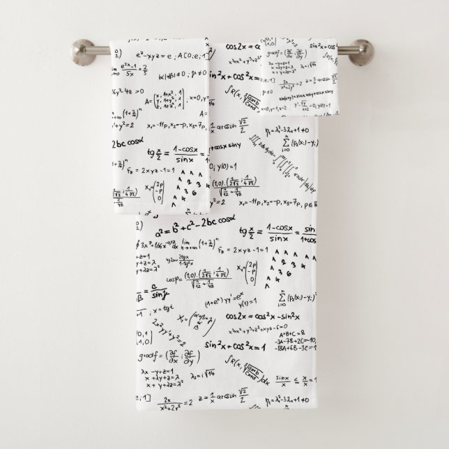 Baño De Fórmulas Y Números De Matemáticas (In situ)