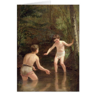 Baño de muchachos, 1873