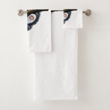 Baño de nombre con monograma de oro negro elegante
