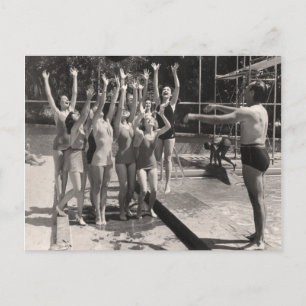 Baño de Vintage con tarjeta postal - 1766908-4