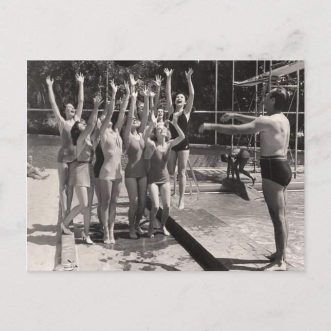 Baño de Vintage con tarjeta postal - 1766908-4 (Anverso)