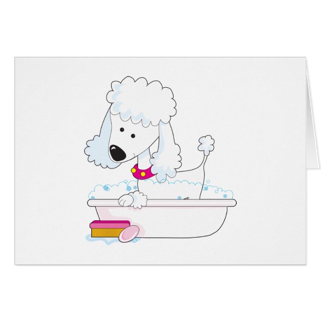 Baño del caniche (Anverso (Horizontal))