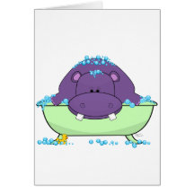 Baño del hipopótamo púrpura