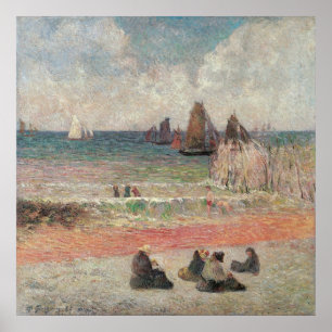 Baño en Dieppe de Paul Gauguin, Arte Antiguo Fino