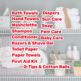 Baño familiar organizando Pegatinas de vinilo