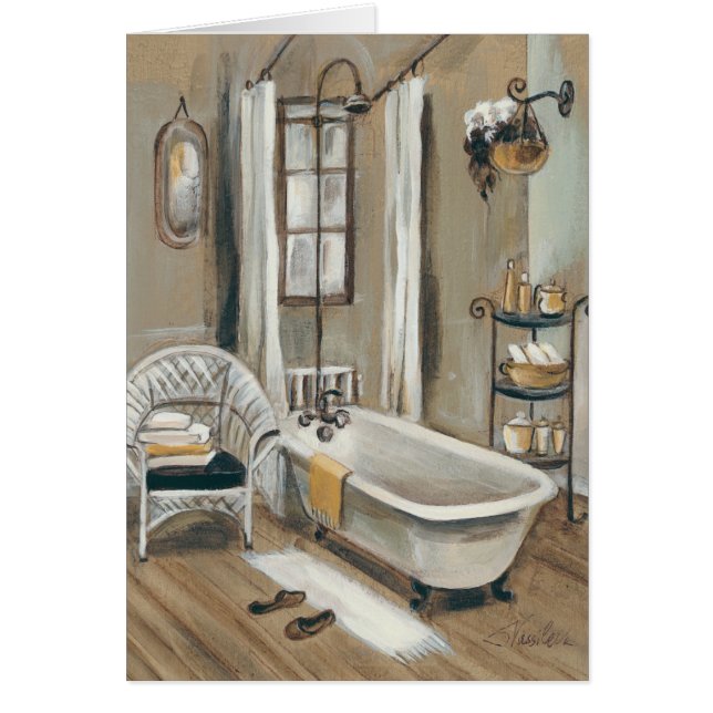 Baño francés con bañera (Frente)