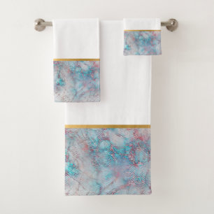 BAÑO RETRO AQUA MARBLE ABSTRAW