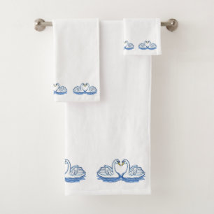 Baño toalla cisne