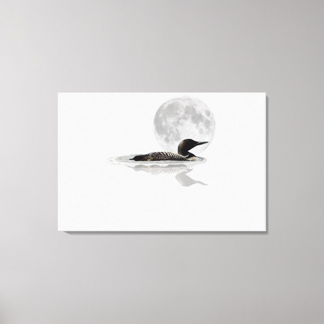 Baños En La Impresión De Lienzo De Luna (Anverso)