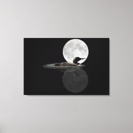 Baños En La Impresión De Lienzo De Luna