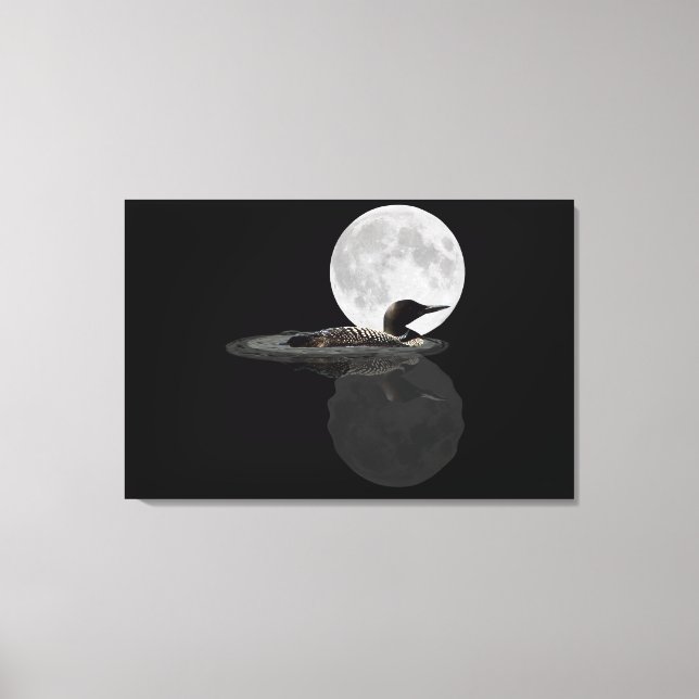 Baños En La Impresión De Lienzo De Luna (Anverso)