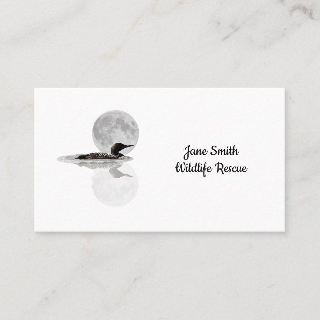 Baños En Las Tarjetas De Negocios Moonlight (Anverso)