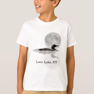 Baños en luna camiseta de niño pequeño