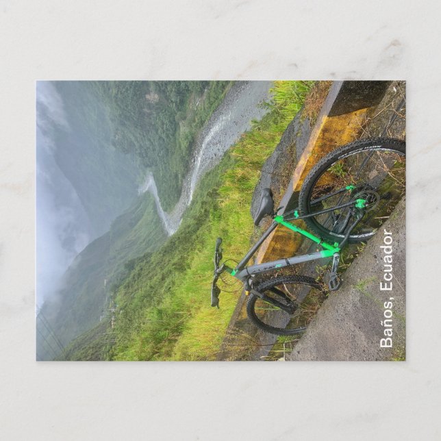 Baños, postal ecuatoriana (Anverso)