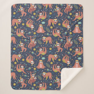 Banquetas de la manta Sherpa