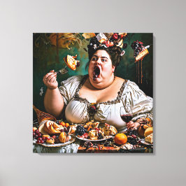 "Banquete de Caos" Obra de Arte Surrealista Colori