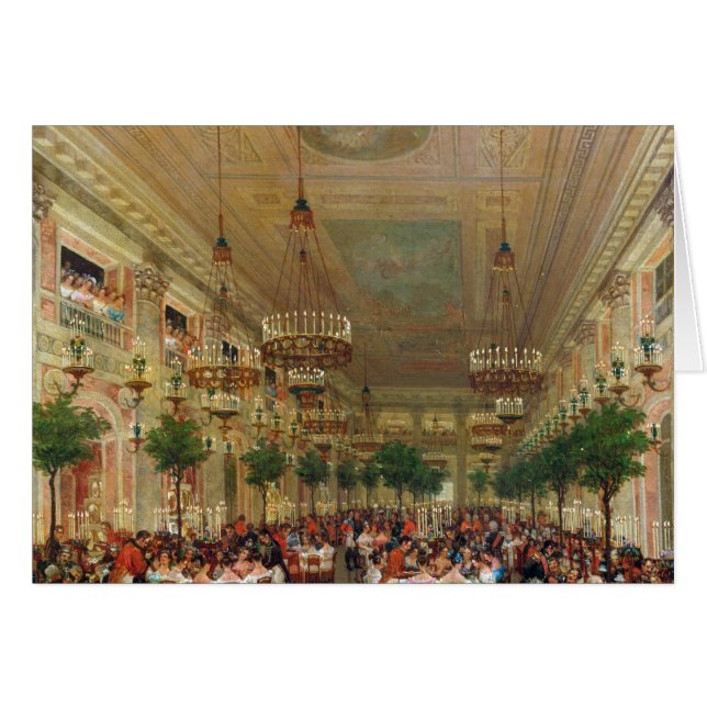 Banquete en el Tuileries para celebrar (Anverso (Horizontal))