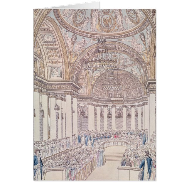 Banquete imperial en el salón magnífico (Frente)