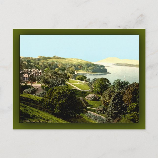 Bantry Bay. Cork del condado, tarjetas de Irlanda (Anverso)