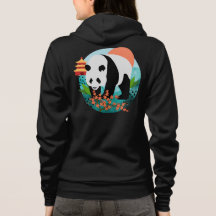 BAO SHI - Camisas sudaderas encapuchadas de Panda