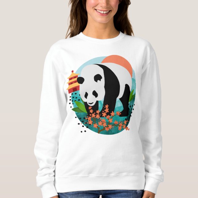 BAO SHI - camisetas de Panda - elegir estilo y tam (Anverso)
