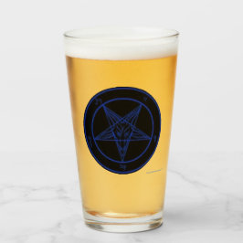 Baphomet Glass negro y azul
