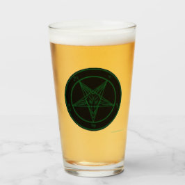 Baphomet Glass negro y verde