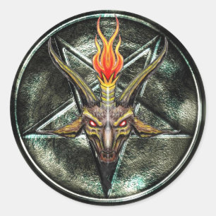 Baphomet Idol Pegatina