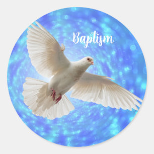 Baptism Dove Pegatinas