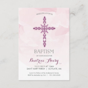 Baptismo chica, Invitación a la cristiandad, acuar