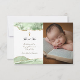 Baptismo gracias a la invitación a la agata verde