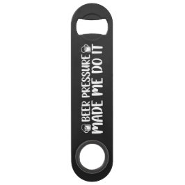 Bar Abrebotellas de acero para cerveza Beer Pressure M