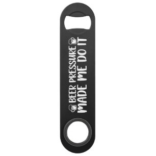Bar Abrebotellas de acero para cerveza Beer Pressure M