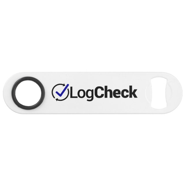 Bar Abrebotellas de LogCheck (Anverso (Horizontal))
